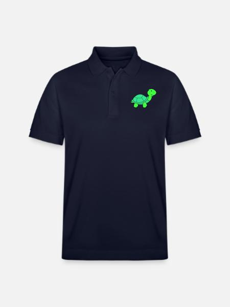 turtle - Stanley/Stella Unisex Organic Polo Shirt PREPSTER - navy