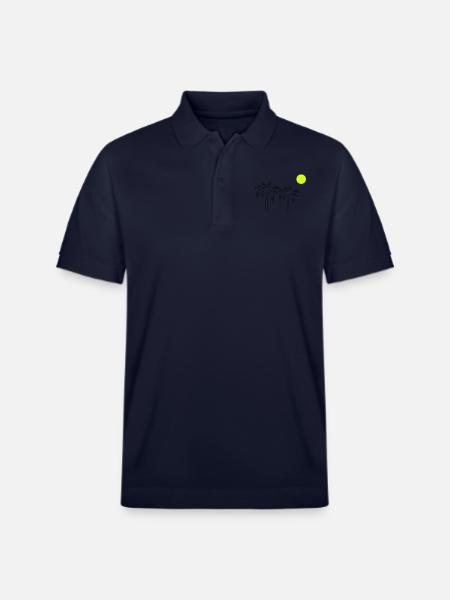 Palm trees - Stanley/Stella Unisex Organic Polo Shirt PREPSTER - navy