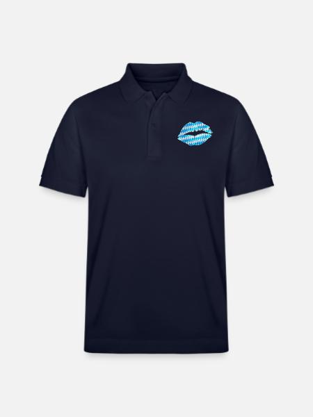 Kiss (Bayern / Bavaria) 01 - Stanley/Stella Unisex Organic Polo Shirt PREPSTER - navy