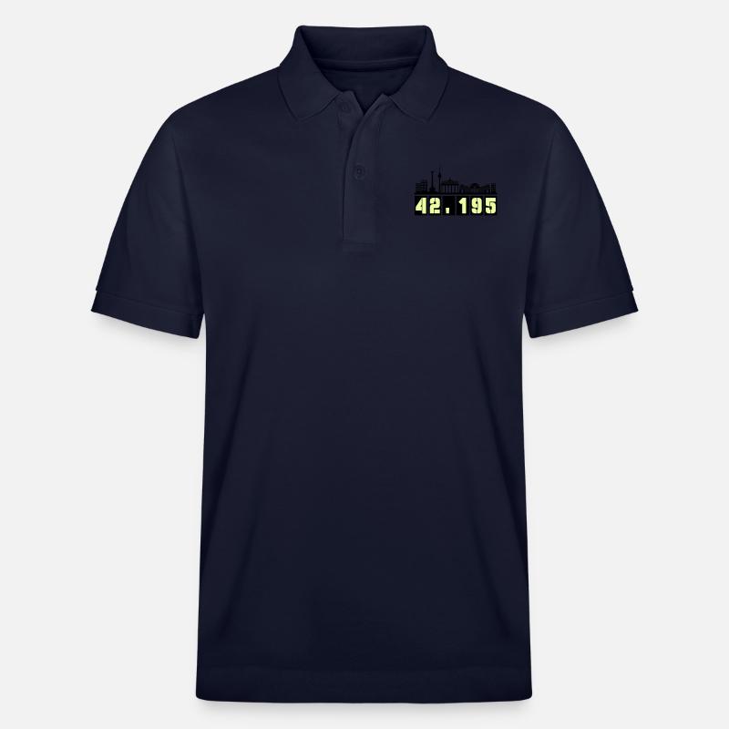 berlin skyline marathon - Stanley/Stella Unisex Bio-Poloshirt PREPSTER - Navy