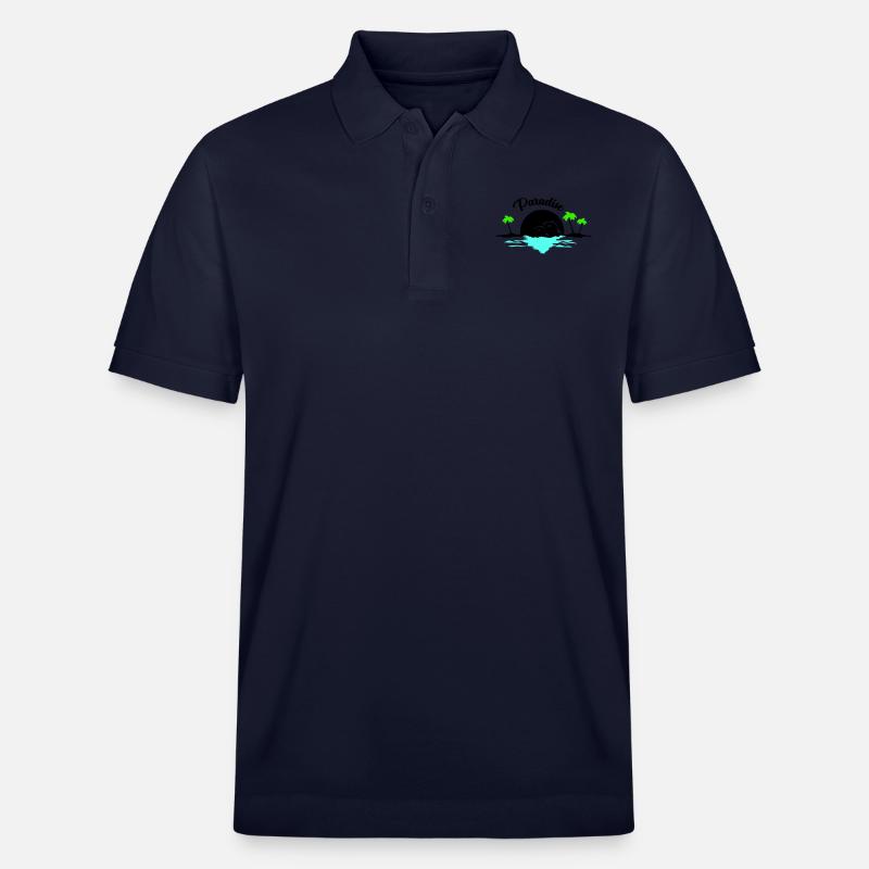 sunset delfine - Stanley/Stella Unisex Bio-Poloshirt PREPSTER - Navy