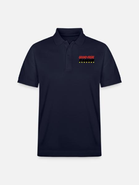 Grand Frère d'amour - Polo PREPSTER bio Stanley/Stella Unisexe - bleu marine
