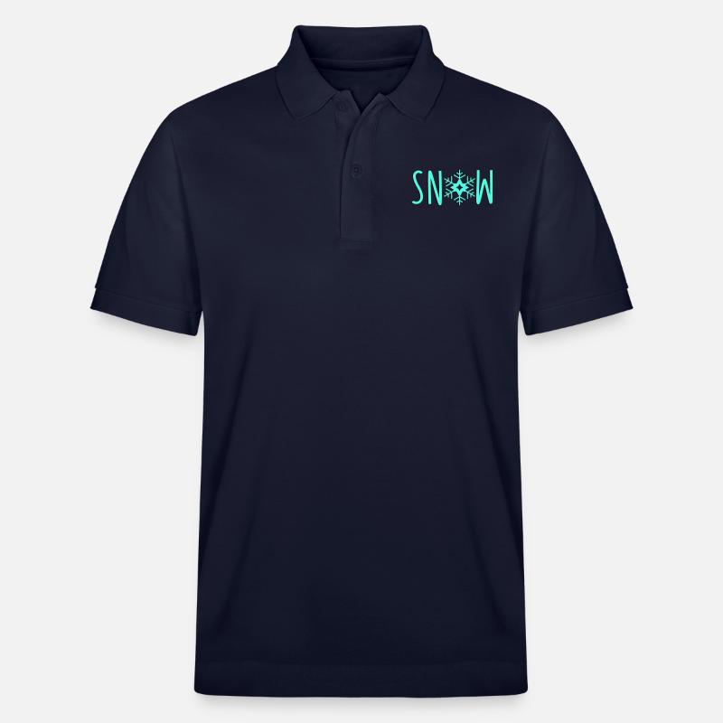 schneeflocke snow - Stanley/Stella Unisex Bio-Poloshirt PREPSTER - Navy