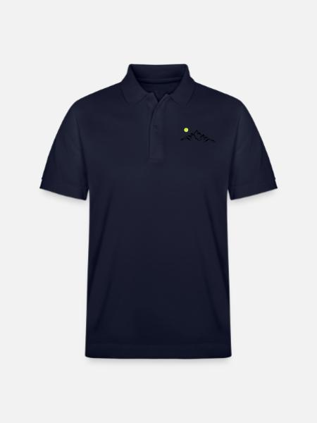 Mountains - Stanley/Stella Unisex Organic Polo Shirt PREPSTER - navy