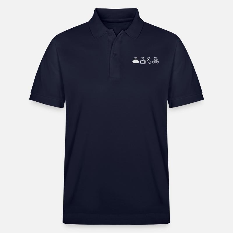 Vélo sur - Polo PREPSTER bio Stanley/Stella Unisexe - bleu marine