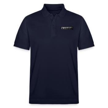 comics strip - Stanley/Stella Unisex Organic Polo Shirt PREPSTER - navy - Front - Roxy (174cm) & Andy (188cm)