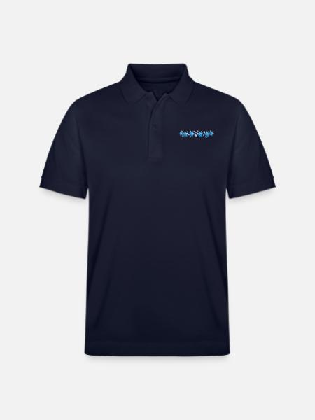 Blaue Sterne - Stanley/Stella Unisex Bio-Poloshirt PREPSTER - Navy
