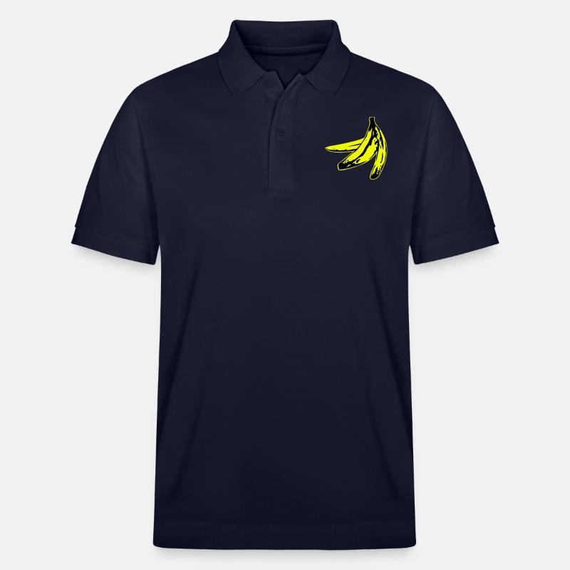 warholish banana peel - Polo PREPSTER bio Stanley/Stella Unisexe - bleu marine