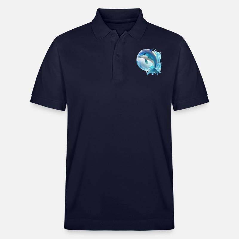 Der Delfin - Stanley/Stella Unisex Bio-Poloshirt PREPSTER - Navy