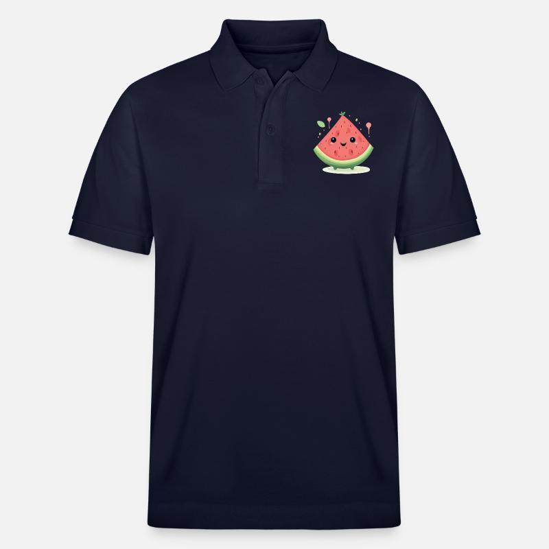 Pastèque amicale - Polo PREPSTER bio Stanley/Stella Unisexe - bleu marine