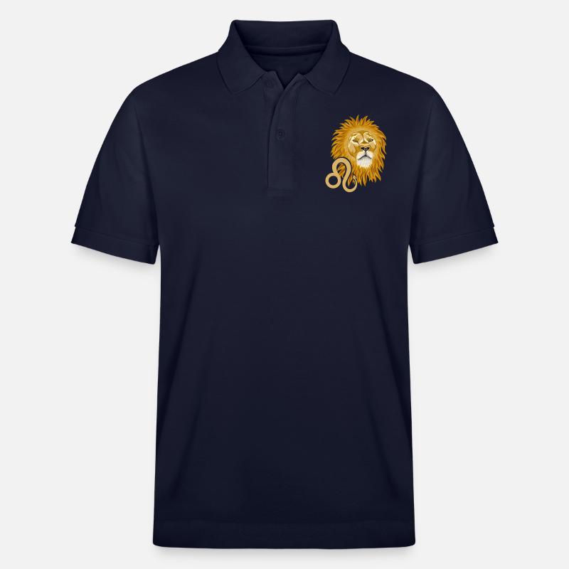 Sternzeichen Löwe - Stanley/Stella Unisex Bio-Poloshirt PREPSTER - Navy