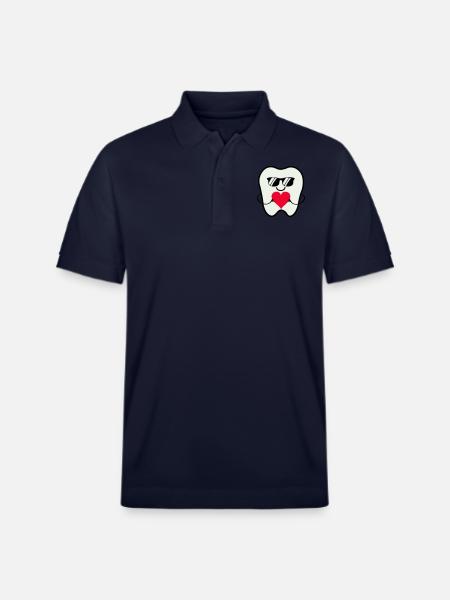 Zahn Smile Sunglasses - Stanley/Stella Unisex Organic Polo Shirt PREPSTER - navy