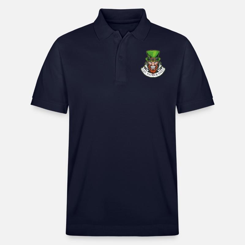 Lächeln am St. Patrick Day - Stanley/Stella Unisex Bio-Poloshirt PREPSTER - Navy