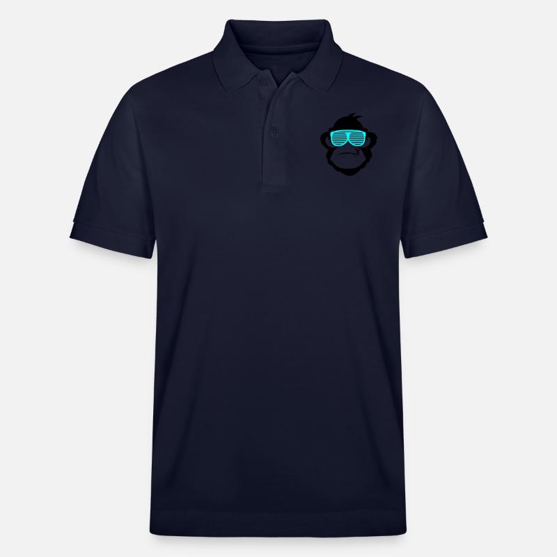 smoking monkey 2 - Stanley/Stella Unisex Bio-Poloshirt PREPSTER - Navy
