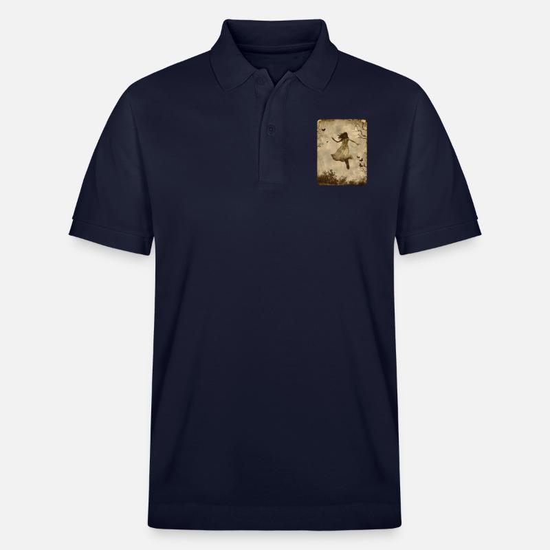 Das schwebende Mädchen - Stanley/Stella Unisex Bio-Poloshirt PREPSTER - Navy