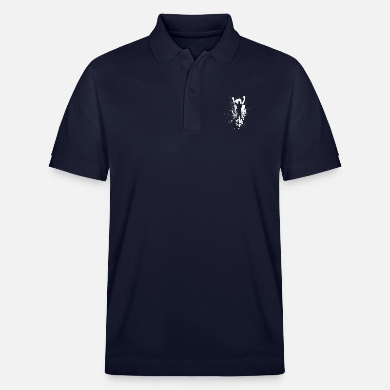 Boxer Blanc - Polo PREPSTER bio Stanley/Stella Unisexe - bleu marine