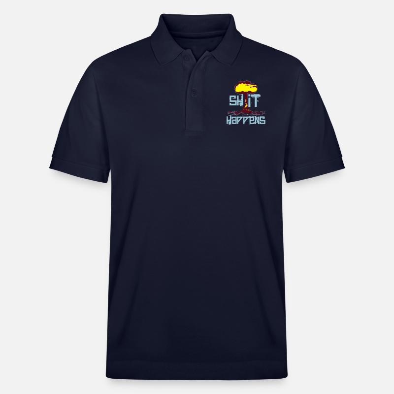 Scheiße passiert - Stanley/Stella Unisex Bio-Poloshirt PREPSTER - Navy