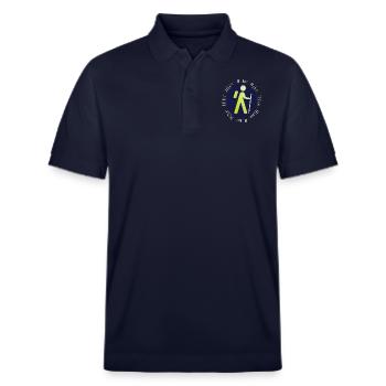 Randonnée, hilke, randonnée - Polo PREPSTER bio Stanley/Stella Unisexe - bleu marine - Devant - Roxy (174cm) & Andy (188cm)