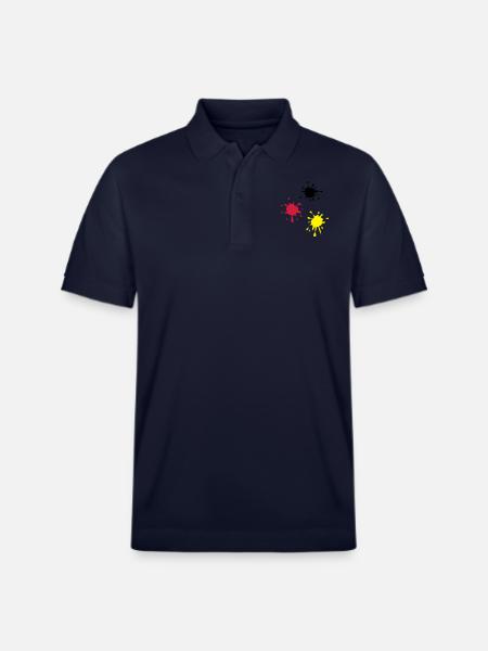 Art, paint (super cheap!) - Stanley/Stella Unisex Organic Polo Shirt PREPSTER - navy