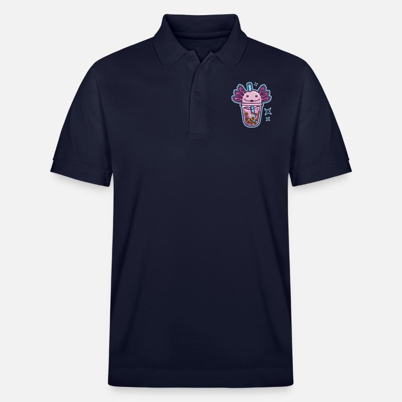 Axolotl Bubble Tee - Stanley/Stella Unisex Bio-Poloshirt PREPSTER - Navy