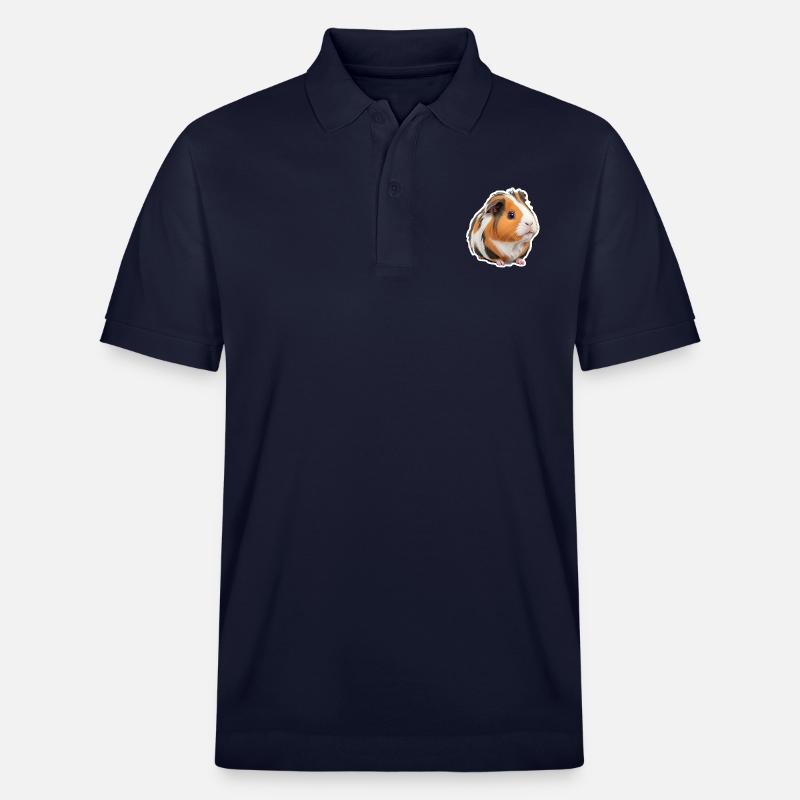 Cochon d’Inde mignon - Polo PREPSTER bio Stanley/Stella Unisexe - bleu marine