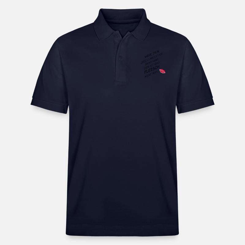 Fleisch nicht wert - Stanley/Stella Unisex Bio-Poloshirt PREPSTER - Navy