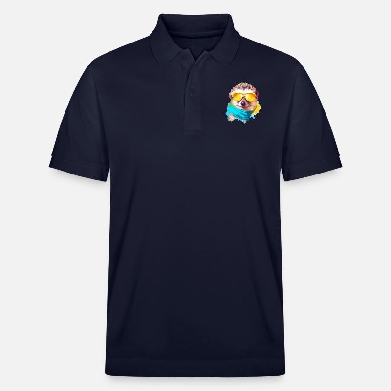 Piky l'hérisson - Polo PREPSTER bio Stanley/Stella Unisexe - bleu marine