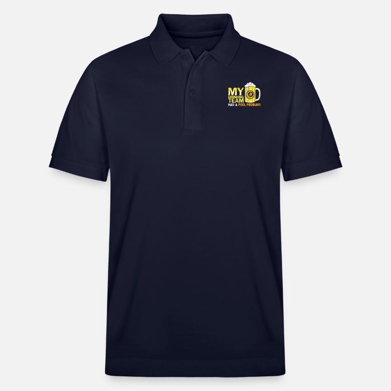 POOL / BILLIARDS: Pool Problem - Stanley/Stella Unisex Bio-Poloshirt PREPSTER - Navy