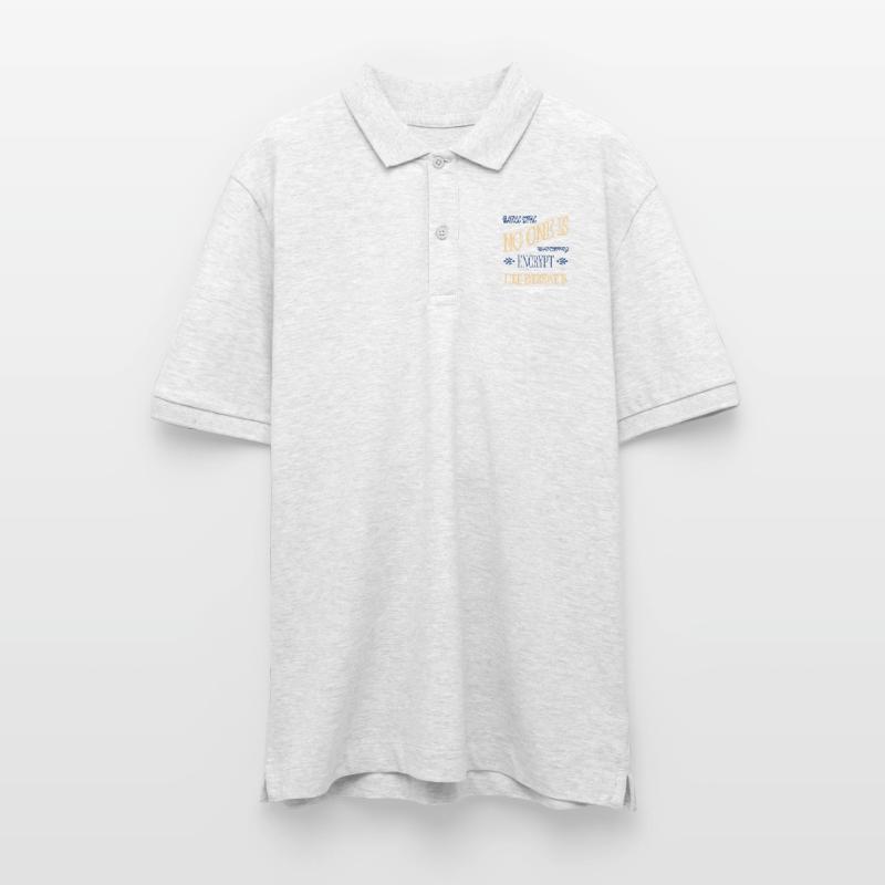 coding bday computer hacking code anonymous mask Stanley/Stella Unisex Bio-Poloshirt PREPSTER