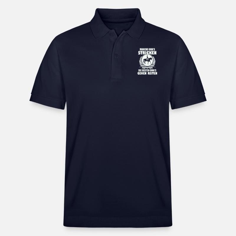 mancheomas3000 Reiten - Stanley/Stella Unisex Bio-Poloshirt PREPSTER - Navy