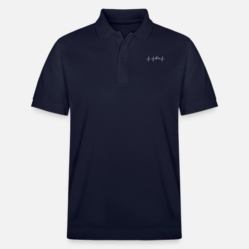 Pompier drôle pompier - Polo PREPSTER bio Stanley/Stella Unisexe - bleu marine
