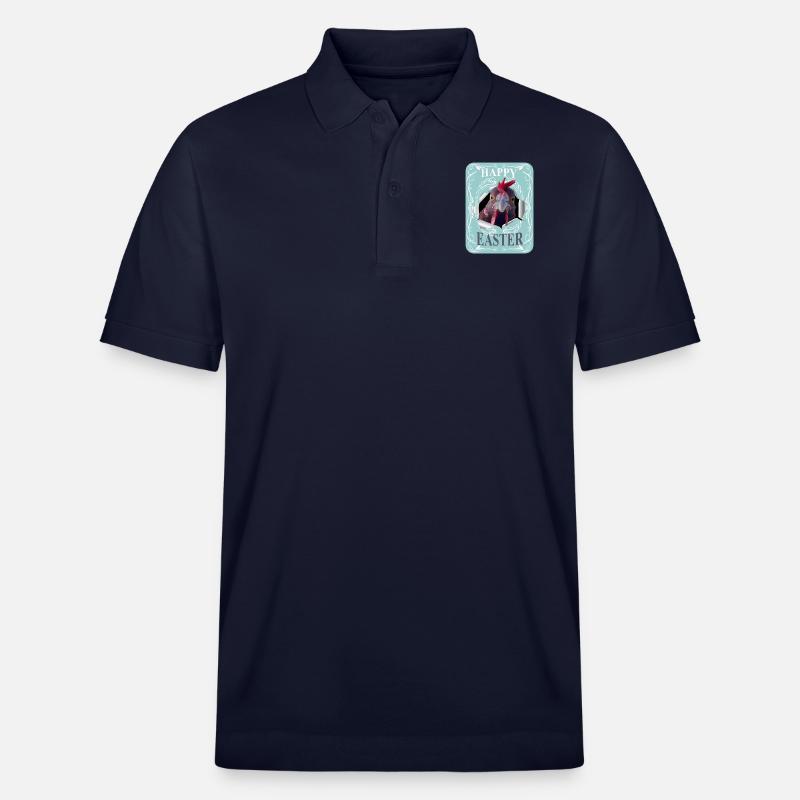 Happy Easter - Stanley/Stella Unisex Bio-Poloshirt PREPSTER - Navy
