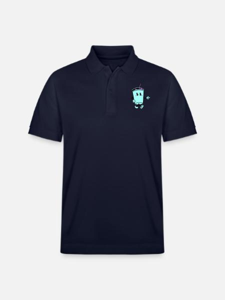 Boisson Dessin Animé - Polo PREPSTER bio Stanley/Stella Unisexe - bleu marine