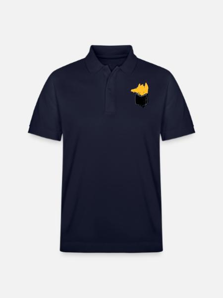 FoxShirt - Stanley/Stella Unisex Organic Polo Shirt PREPSTER - navy
