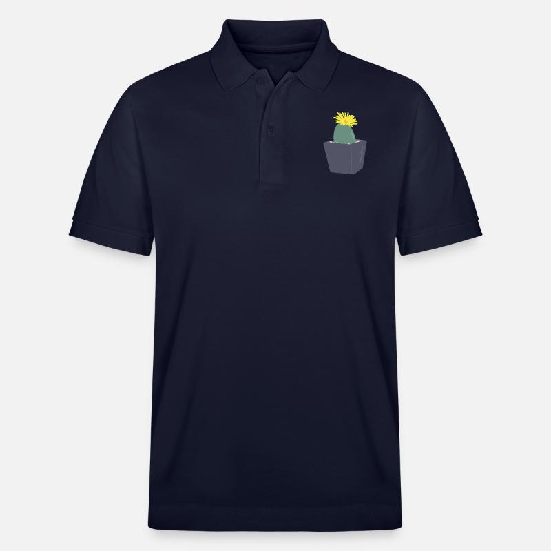 Lithops Blüte3 - Stanley/Stella Unisex Bio-Poloshirt PREPSTER - Navy