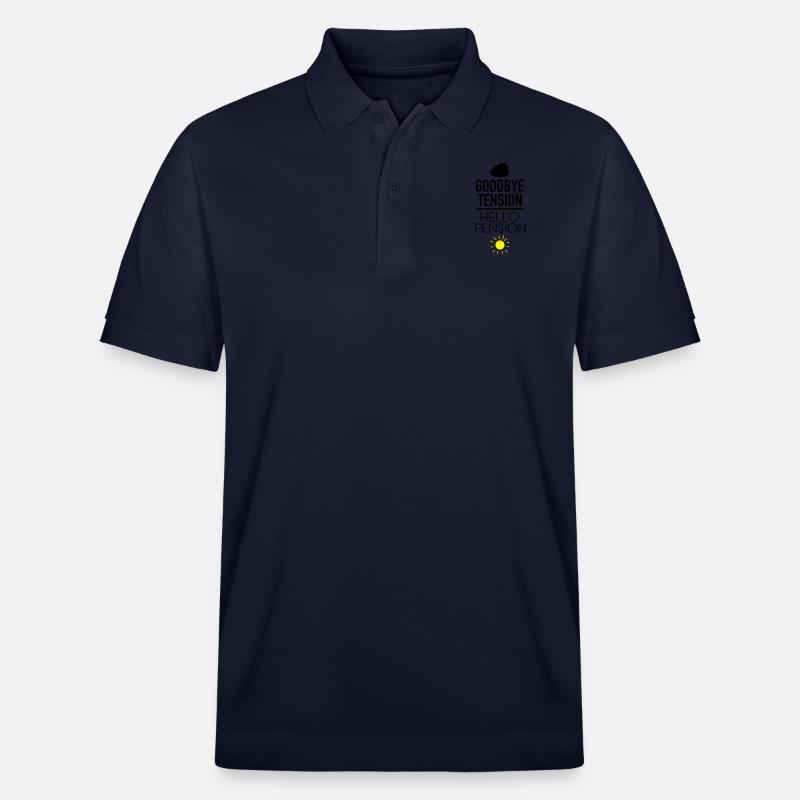 Goodbye Tension - Hello Pension - Stanley/Stella Unisex Bio-Poloshirt PREPSTER - Navy