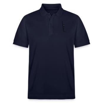 climb & fall - Stanley/Stella Unisex Organic Polo Shirt PREPSTER - navy - Front - Roxy (174cm) & Andy (188cm)