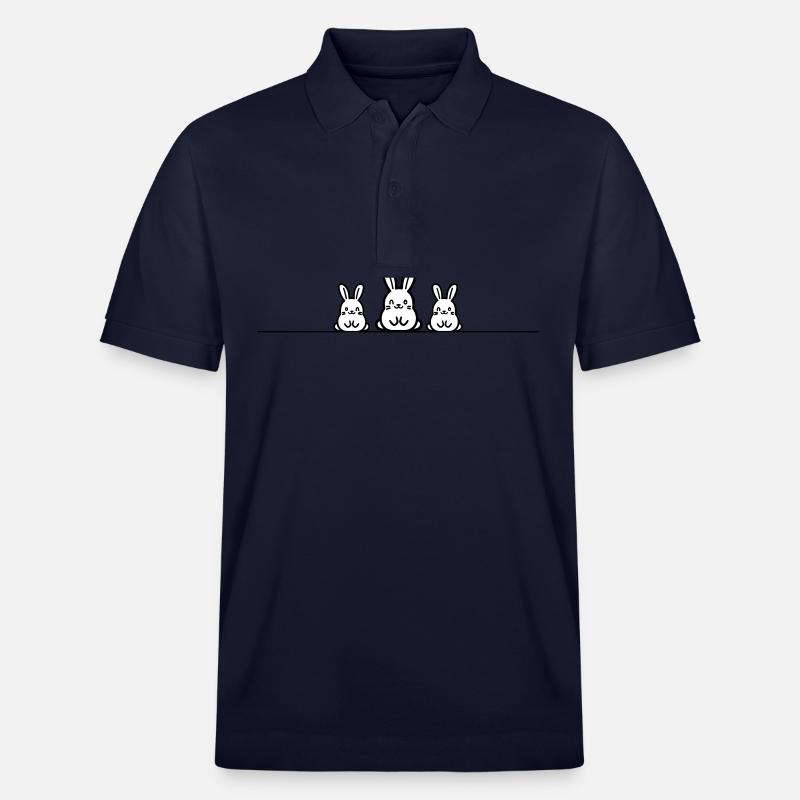 Lapin de Pâques Pâques - Polo PREPSTER bio Stanley/Stella Unisexe - bleu marine