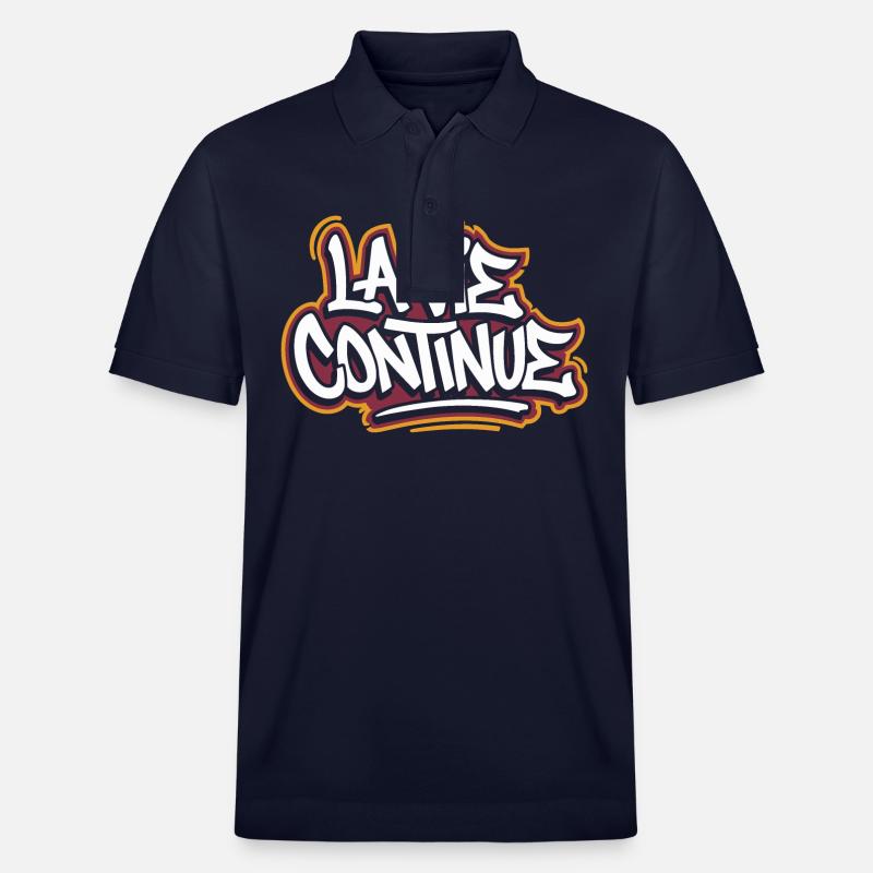 La vie continue - Polo PREPSTER bio Stanley/Stella Unisexe - bleu marine