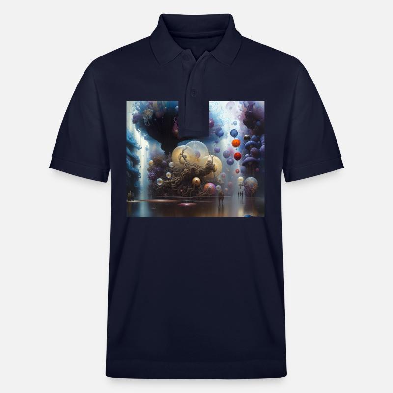 Reise mit Actarus #4 - Stanley/Stella Unisex Bio-Poloshirt PREPSTER - Navy