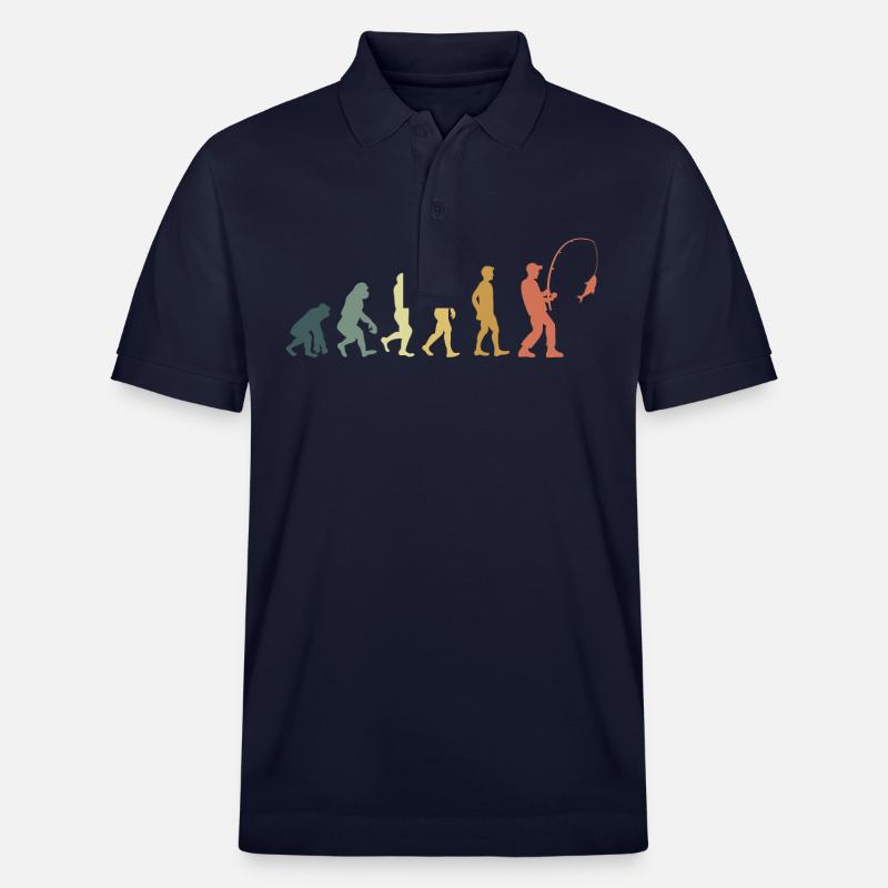 Evolution pêcheur - Polo PREPSTER bio Stanley/Stella Unisexe - bleu marine