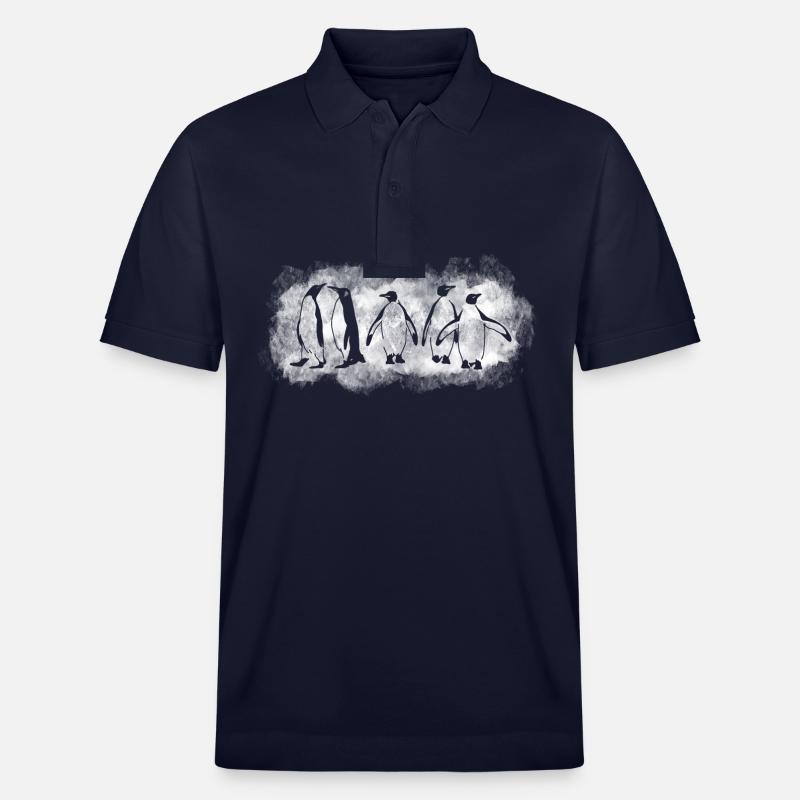 Pinguine im Eis - Stanley/Stella Unisex Bio-Poloshirt PREPSTER - Navy