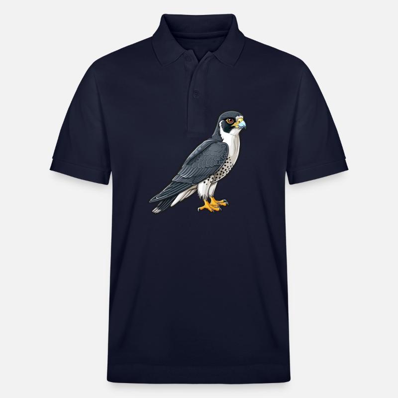 Stolzer Wanderfalke In Pose - Stanley/Stella Unisex Bio-Poloshirt PREPSTER - Navy