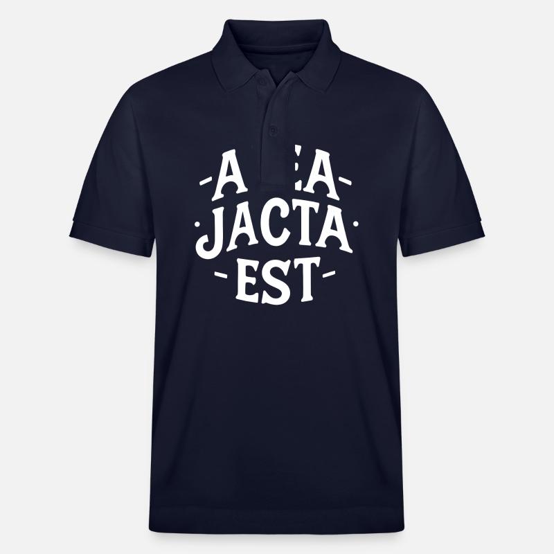 Alea jacta est - Polo PREPSTER bio Stanley/Stella Unisexe - bleu marine