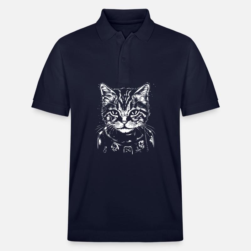 Katzendame Punk - Stanley/Stella Unisex Bio-Poloshirt PREPSTER - Navy