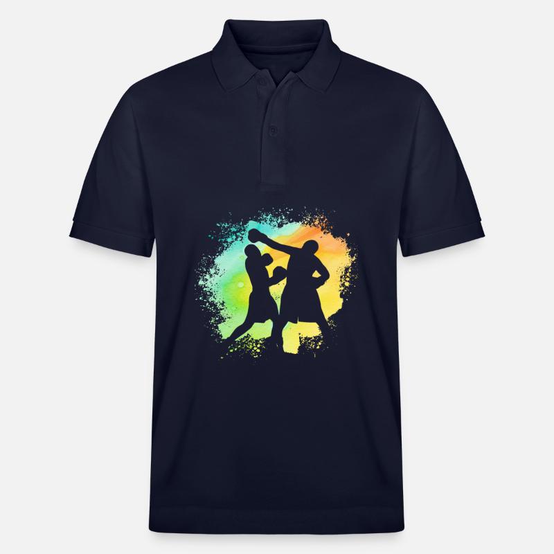 Boxer Retro Boxen - Stanley/Stella Unisex Bio-Poloshirt PREPSTER - Navy