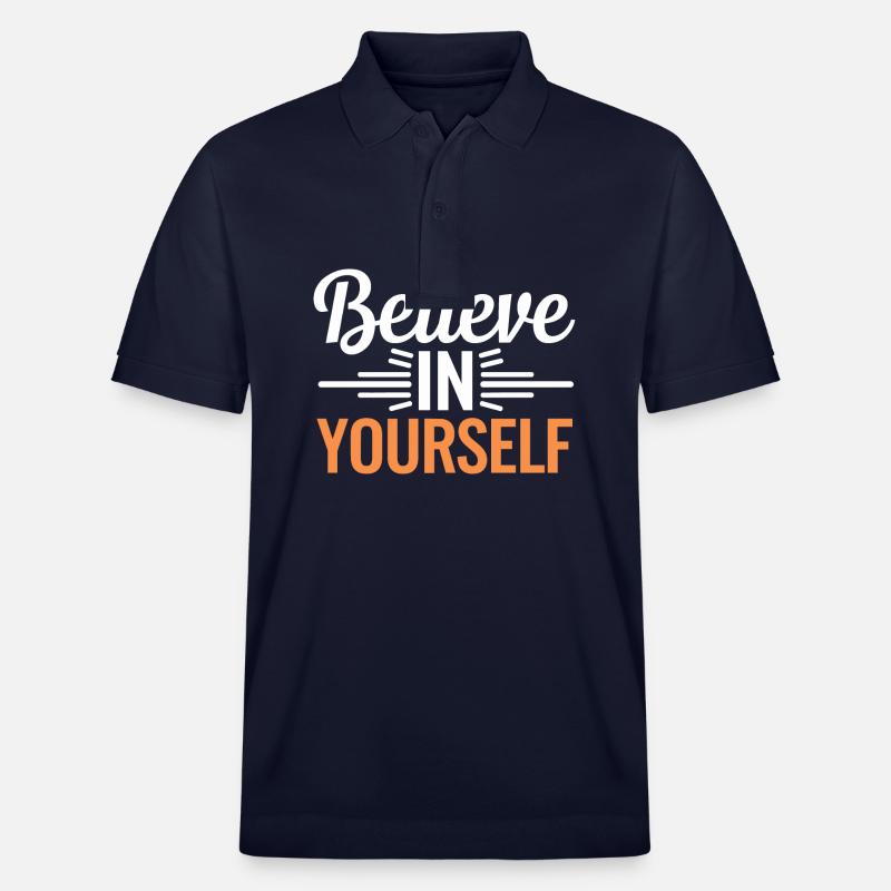 Glaube an dich selbst - Stanley/Stella Unisex Bio-Poloshirt PREPSTER - Navy