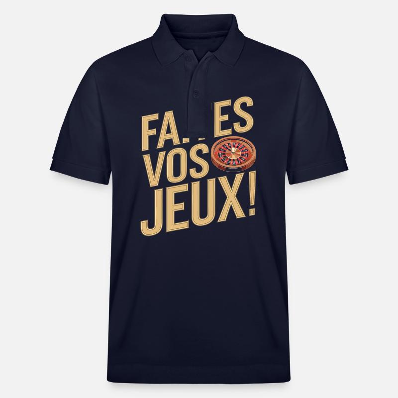 Faites vos jeux - Polo PREPSTER bio Stanley/Stella Unisexe - bleu marine