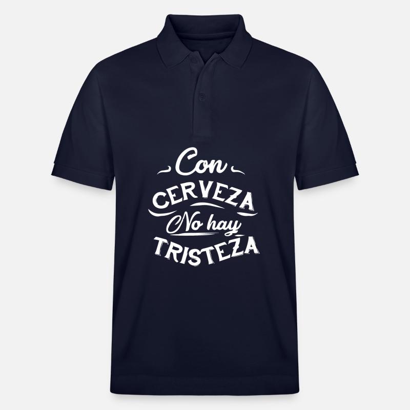 BIÈRE - Polo PREPSTER bio Stanley/Stella Unisexe - bleu marine
