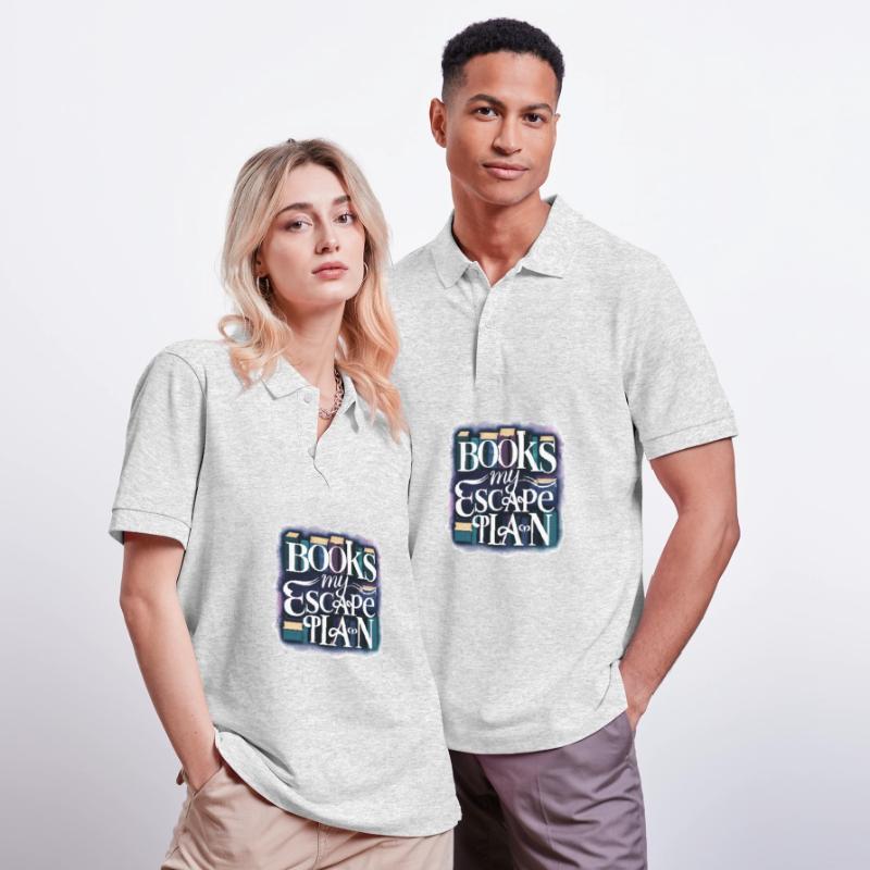 Bookworm Bookworm Dire Mon Plan d’Évasion Polo PREPSTER bio Stanley/Stella Unisexe